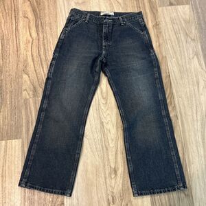 Bailey's Point Carpenter Jeans Boys Size 14 Husky‎ Blue Denim